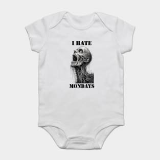 Monday Blues:  I Hate Mondays Baby Bodysuit